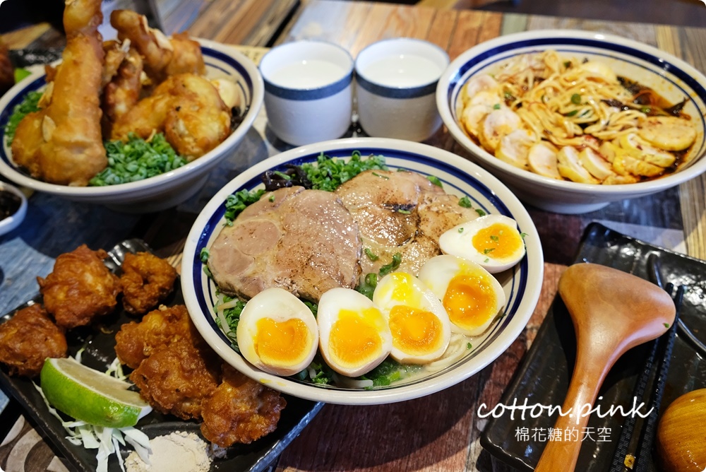 台中只有一家！超狂田雞腿拉麵每日限量供應中！山禾堂拉麵多種湯底吃不膩～