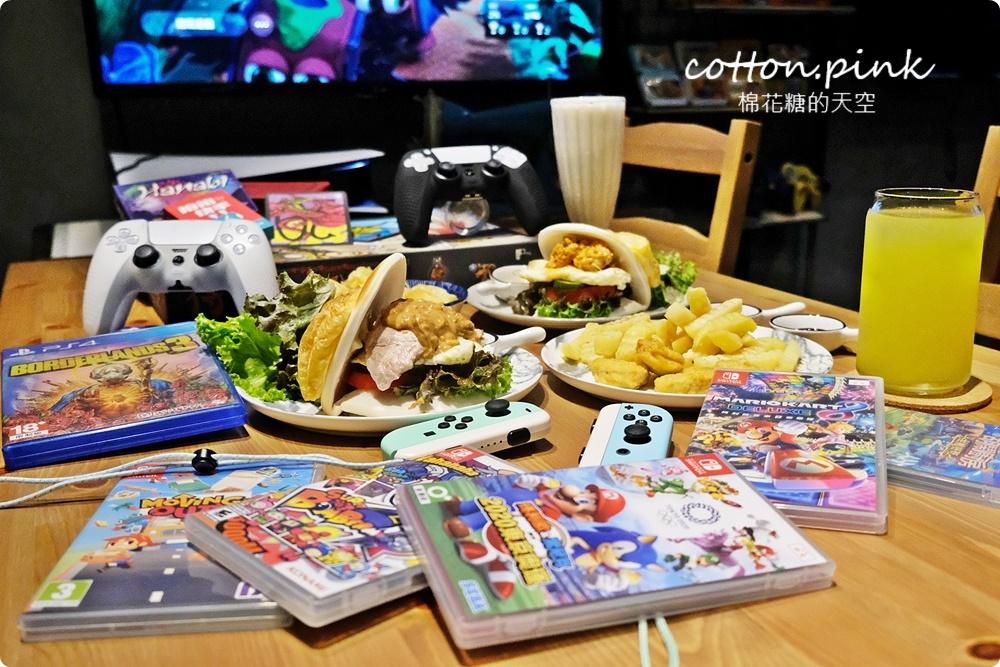 台中隱藏版電玩桌遊餐廳賣特製掛包！來電食獸用餐PS5、SWITCH多款人氣遊戲任你玩！
