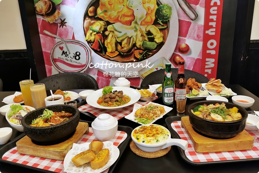 台中最好吃的咖哩飯！16年的人氣老牌咖哩飯最新菜單選擇超多！MR.38不只有咖哩飯～冬季限定麻油雞鍋超好料！