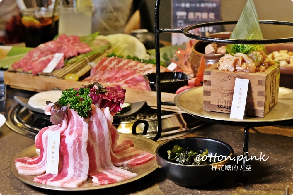 台中約會餐廳推這家！龍門燒肉雙人套餐五種肉肉超澎派～粉絲再送海鮮煎餅唐揚炸雞二選一