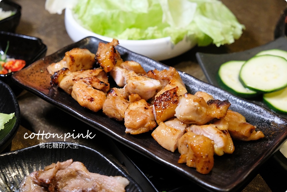 台中約會餐廳推這家！龍門燒肉雙人套餐五種肉肉超澎派～粉絲再送海鮮煎餅唐揚炸雞二選一