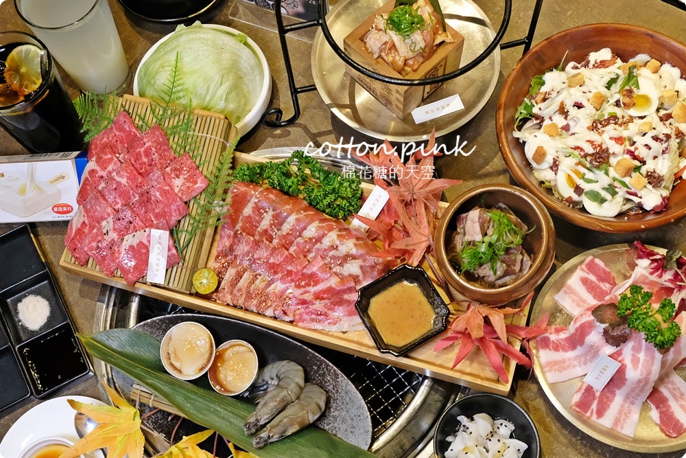 台中約會餐廳推這家！龍門燒肉雙人套餐五種肉肉超澎派～粉絲再送海鮮煎餅唐揚炸雞二選一