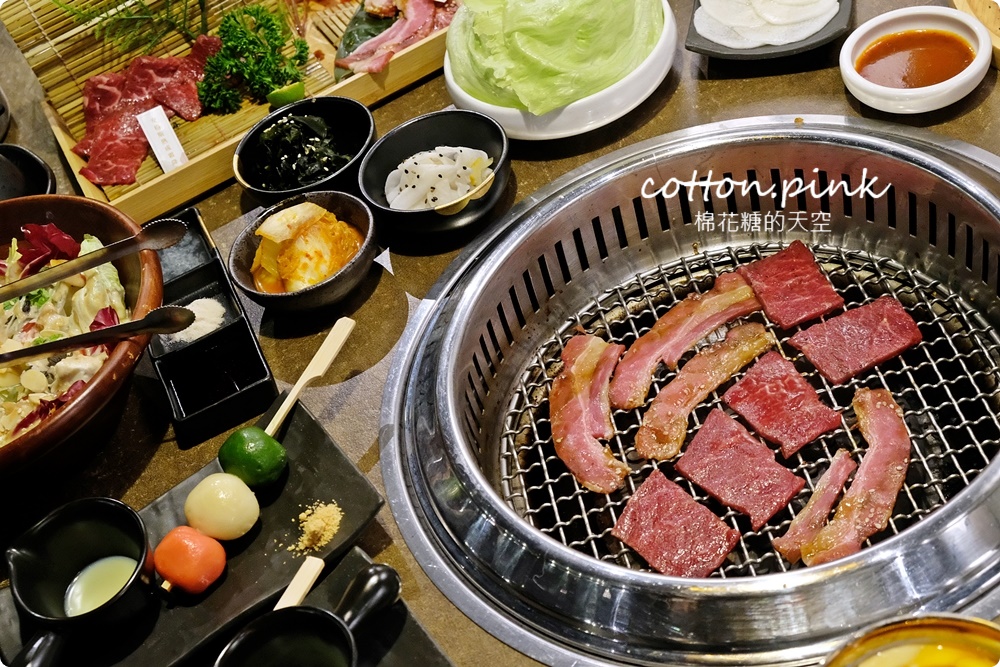 台中約會餐廳推這家！龍門燒肉雙人套餐五種肉肉超澎派～粉絲再送海鮮煎餅唐揚炸雞二選一