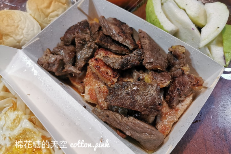 台中夜市牛排吃到飽-老夫子牛排外帶也澎湃！雙拼肉量爆表啦～