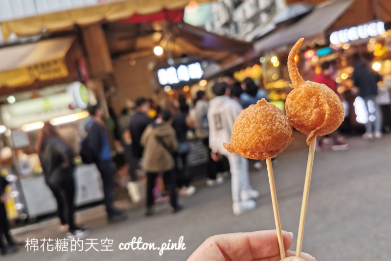 台中豐原廟東夜市菱角酥還有這一家！周記菱角酥還有芋頭酥、起司酥～