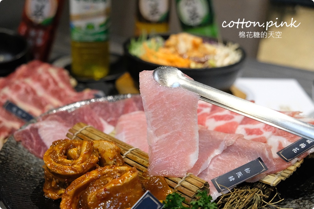 台中燒肉這家外觀低調～想肉燒肉肉片厚度卻很高調，最新韓風套餐吃起來