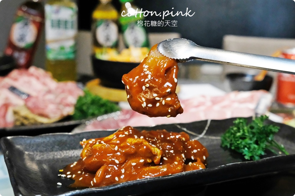 台中燒肉這家外觀低調～想肉燒肉肉片厚度卻很高調，最新韓風套餐吃起來