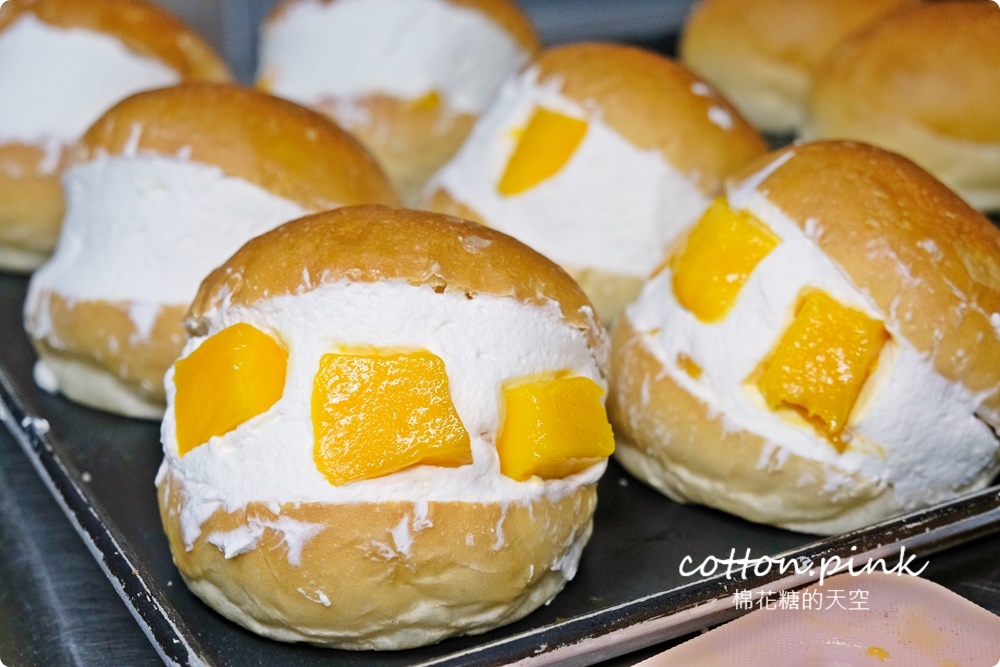 台中生乳包這裡口味最多-糖印麵包