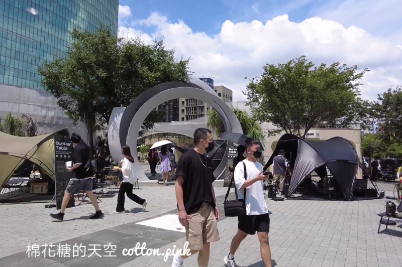 最後一天！我出去一下～城市裡露營去！草悟廣場風格露營市集