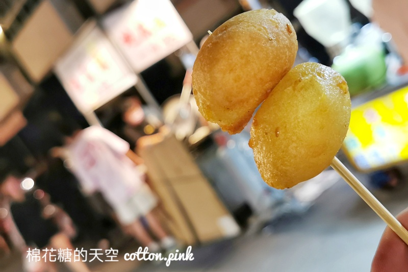 霧峰夜市必吃大顆地瓜球！外酥內香Q停不下來的咧～