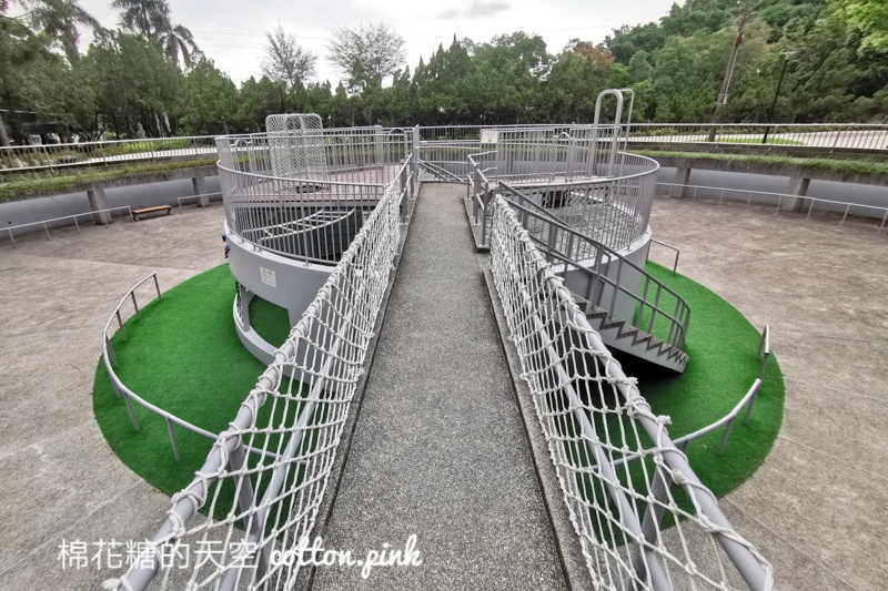 台中放電公園推薦-豐原中正公園不只大型溜滑梯還有跑酷樂園