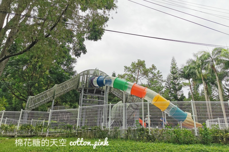 台中放電公園推薦-豐原中正公園不只大型溜滑梯還有跑酷樂園