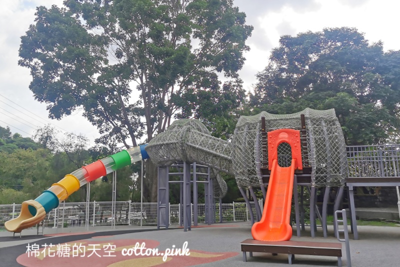 台中放電公園推薦-豐原中正公園不只大型溜滑梯還有跑酷樂園