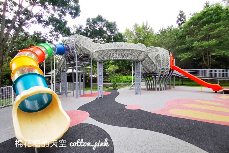 台中放電公園推薦-豐原中正公園不只大型溜滑梯還有跑酷樂園