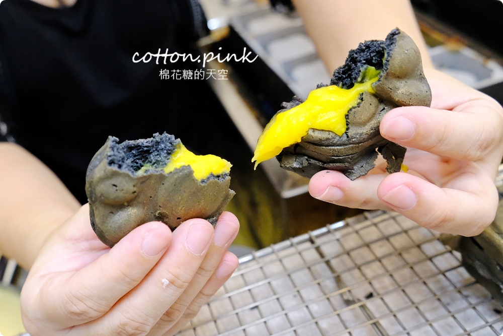 蛋黃酥雞蛋糕版！台中肥貓抓雞蛋黑金雞蛋糕中秋限定吃起來