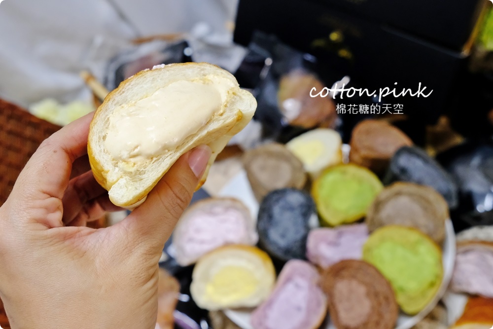 台中伴手禮推薦|爆醬牛頌生乳可頌粉嫩嫩分店新開幕