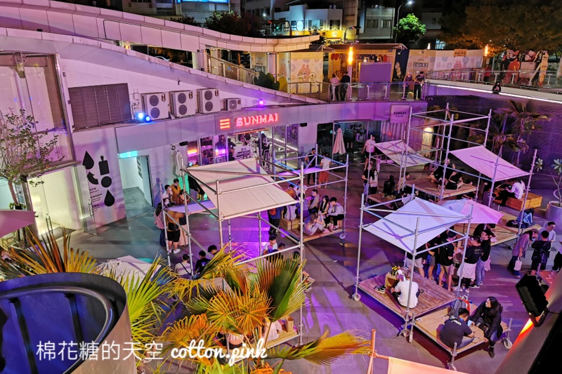 草悟廣場PARK2美食懶人包～地下室就是隱藏版大夜店！越夜越美麗