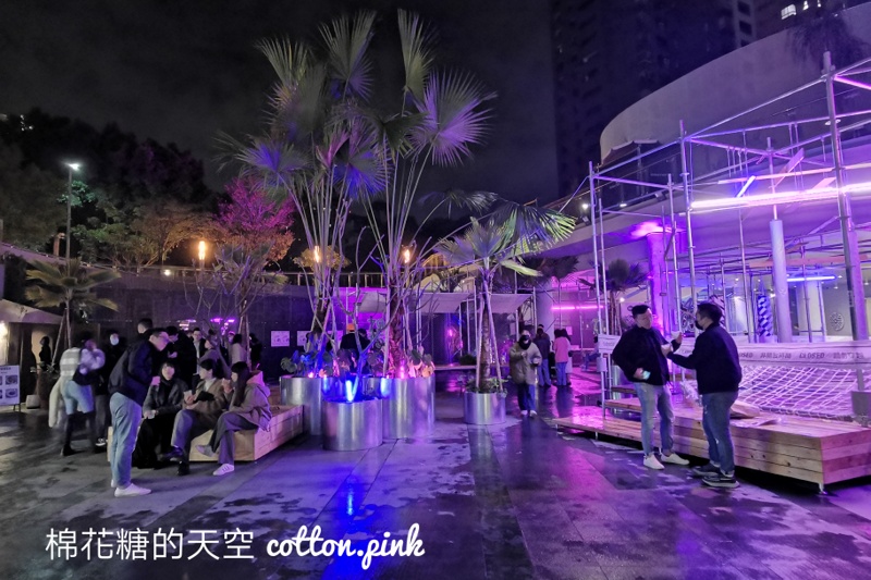 草悟廣場PARK2美食懶人包～地下室就是隱藏版大夜店！越夜越美麗