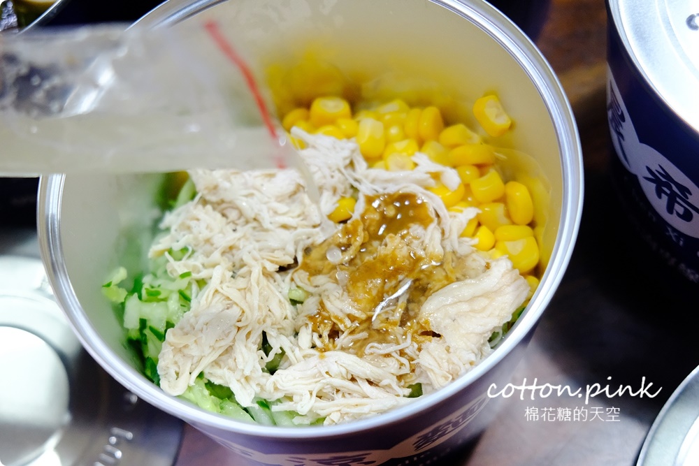 台中少見易開罐涼麵-晨希涼麵大推蛋蛋系列，台中第一家！