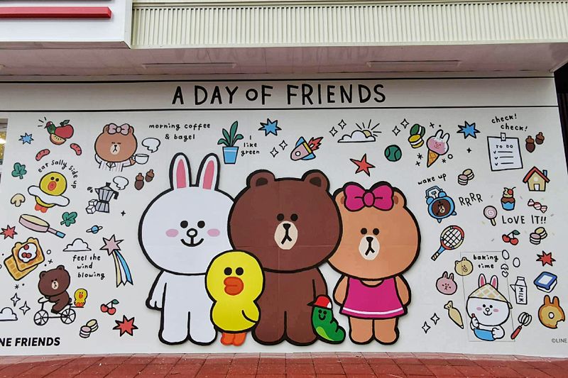 台中第一家LINE FRIEND聯名小七7-11即將完工！坐捷運也能到喔!