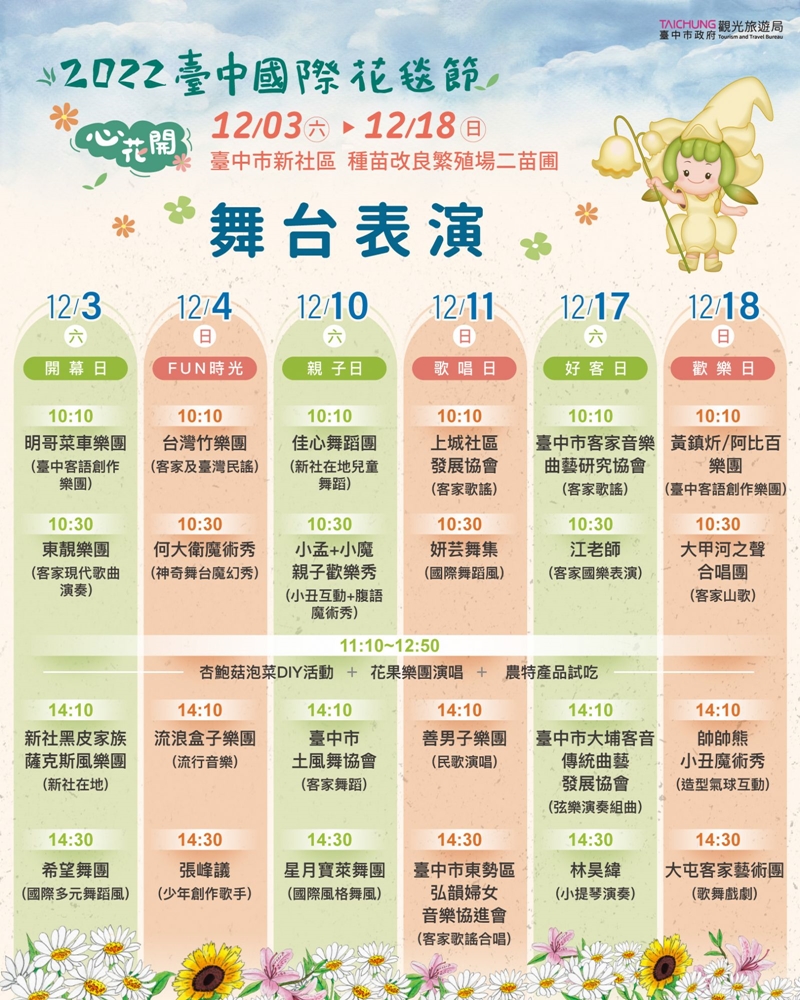 2022台中新社花海地圖、接駁車資訊懶人包！活動只有兩周～
