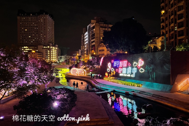 台中聖誕景點-台中好甜心動於中柳川聖誕佈置悄悄上架啦