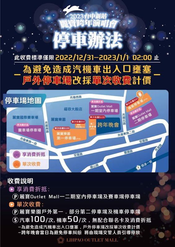 2023台中跨年晚會懶人包！元旦升旗、連假市集一起來～