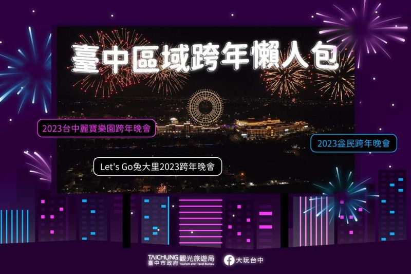 2023台中跨年晚會懶人包！元旦升旗、連假市集一起來～