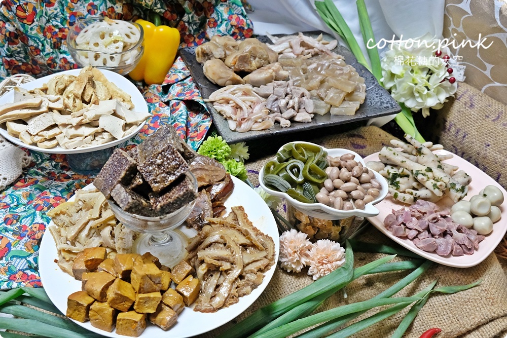 台中滷味這家很特別！少見白滷橄欖屋滷味吃得到～眷村白涼麵也大推