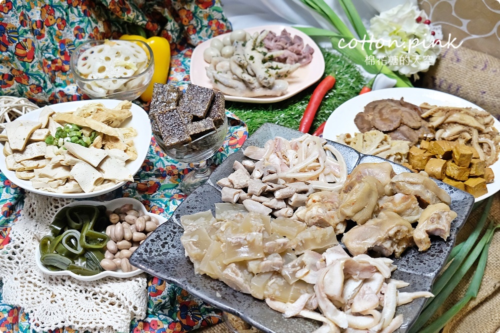 台中滷味這家很特別！少見白滷橄欖屋滷味吃得到～眷村白涼麵也大推