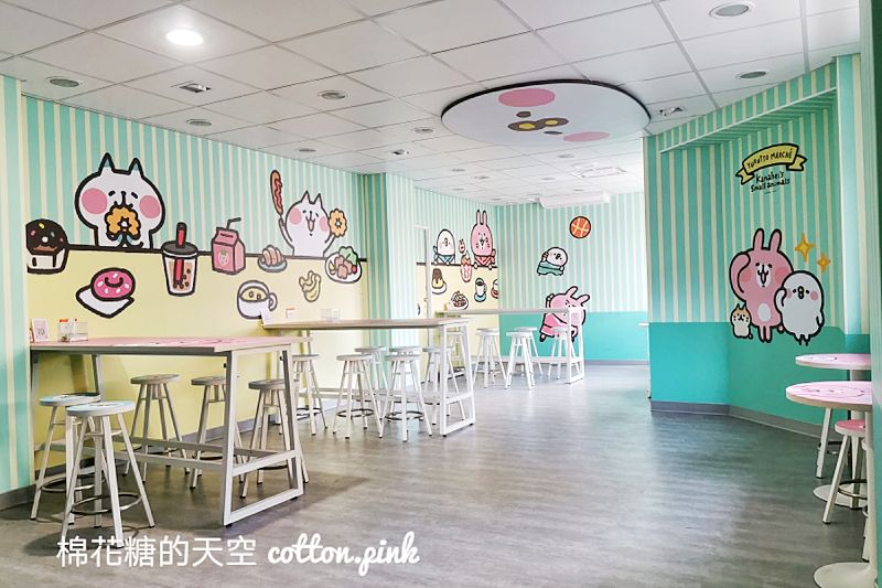 台中最新卡娜赫拉小七門市很隱密！超萌用餐區滿滿粉紅兔兔～