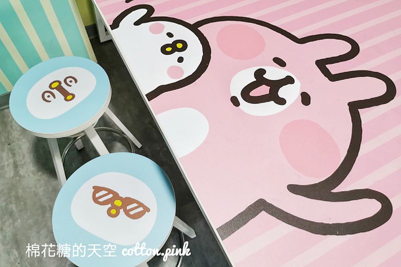 台中最新卡娜赫拉小七門市很隱密！超萌用餐區滿滿粉紅兔兔～