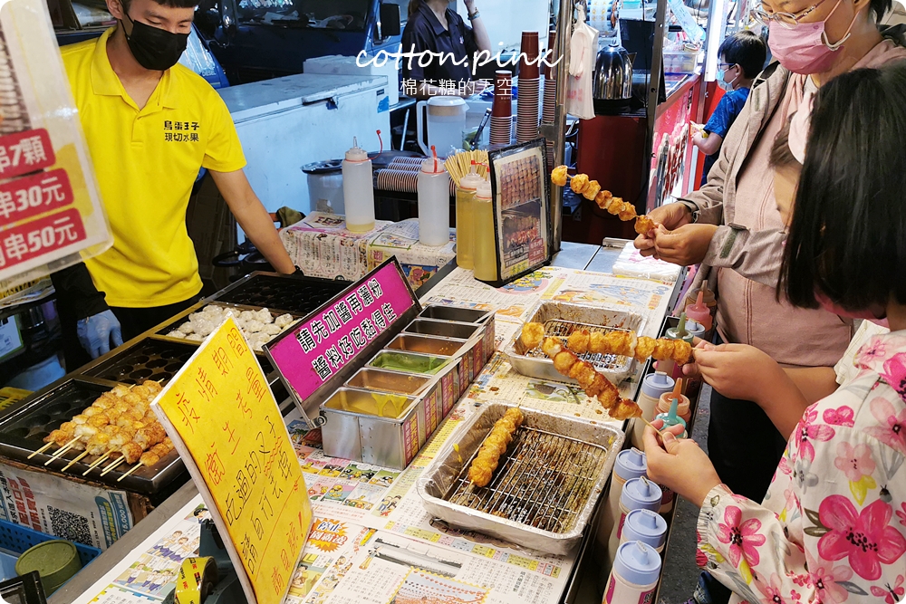 台中總站夜市必吃懶人包！週一也有開～波波食堂雞蛋仔吃起來！