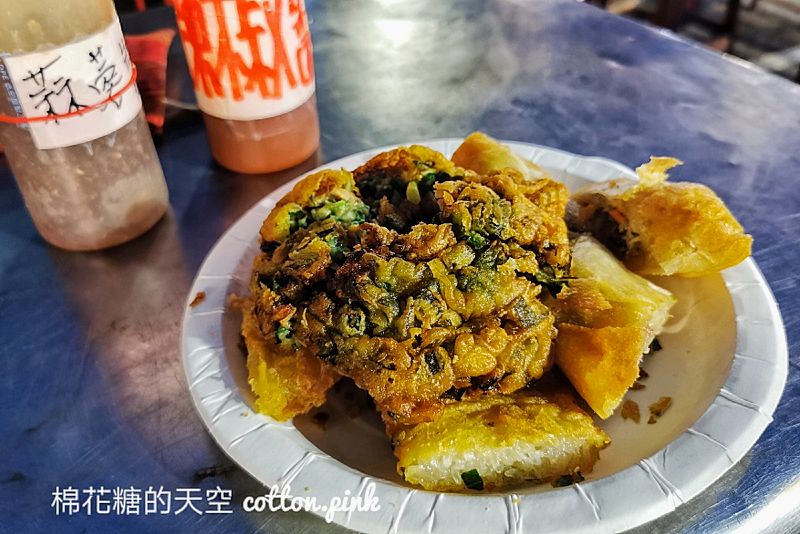 台中頭家厝夜市好攤推推-申蚵嗲炸粿還有肉嗲、蝦仁嗲