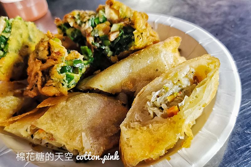 台中頭家厝夜市好攤推推-申蚵嗲炸粿還有肉嗲、蝦仁嗲