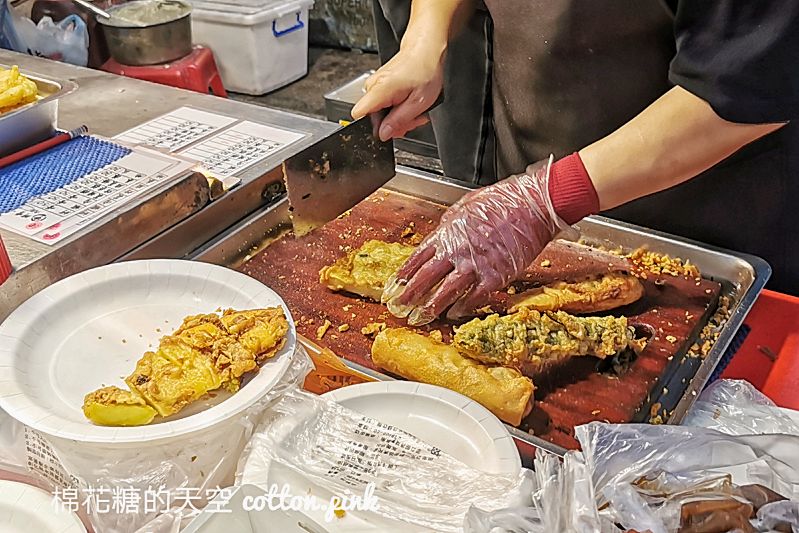 台中頭家厝夜市好攤推推-申蚵嗲炸粿還有肉嗲、蝦仁嗲