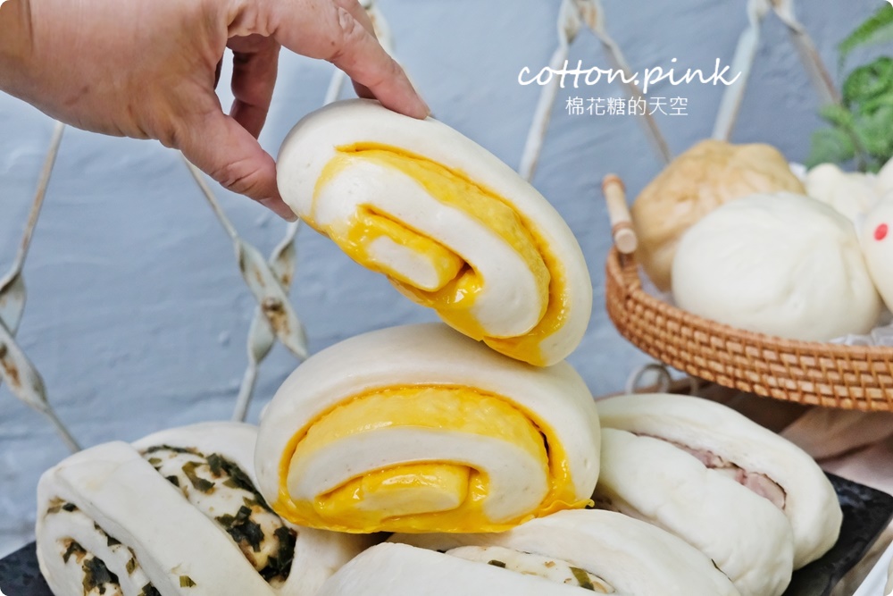 台中豐原阿宗手工肉包口味多！超大蔥花捲、爆餡芋泥捲、包子饅頭都必吃