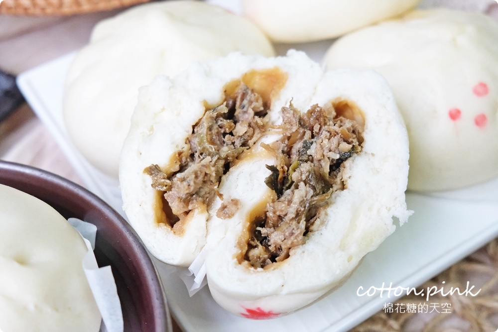 台中豐原阿宗手工肉包口味多！超大蔥花捲、爆餡芋泥捲、包子饅頭都必吃