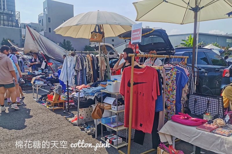 台中二手市集|停車場排滿車竟然是漾市集！後車廂市集銅板價超好買