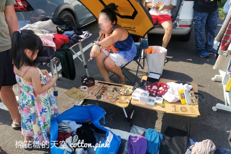 台中二手市集|停車場排滿車竟然是漾市集！後車廂市集銅板價超好買