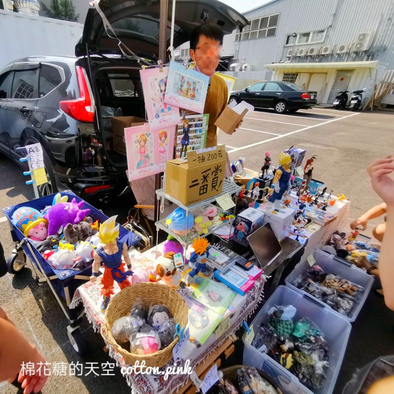 台中二手市集|停車場排滿車竟然是漾市集！後車廂市集銅板價超好買