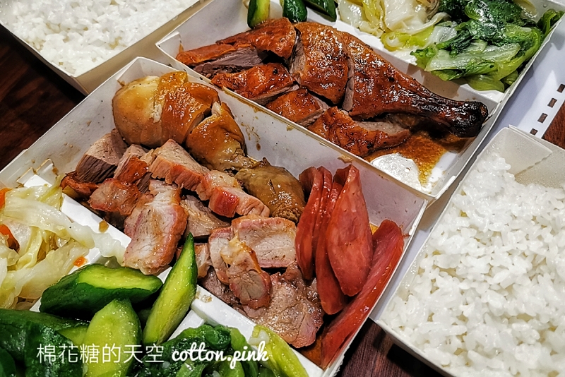 台中燒臘便當|食為大港式燒臘肉超多的啦～最新菜單價格更新