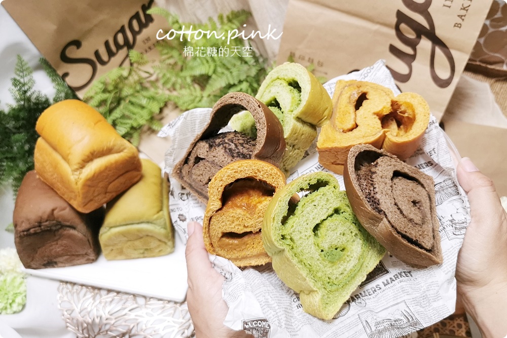 台中獨家品茶吐司！抹茶、焙茶外加泰奶吐司糖印麵包優雅出爐～