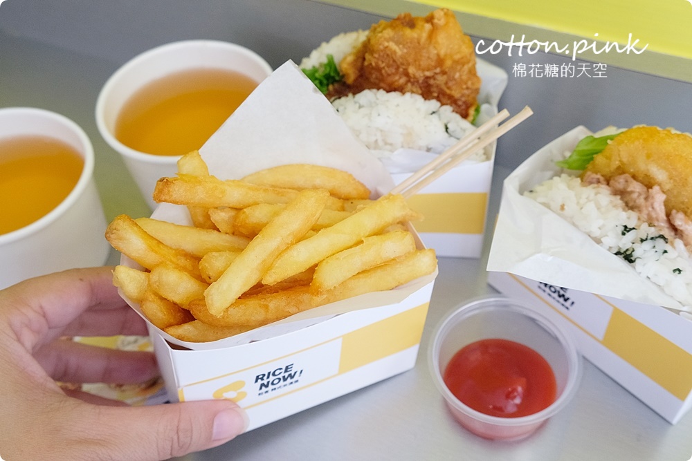 超韓風！奶油黃色RICE NOW韓式米漢堡開在中友百貨後方