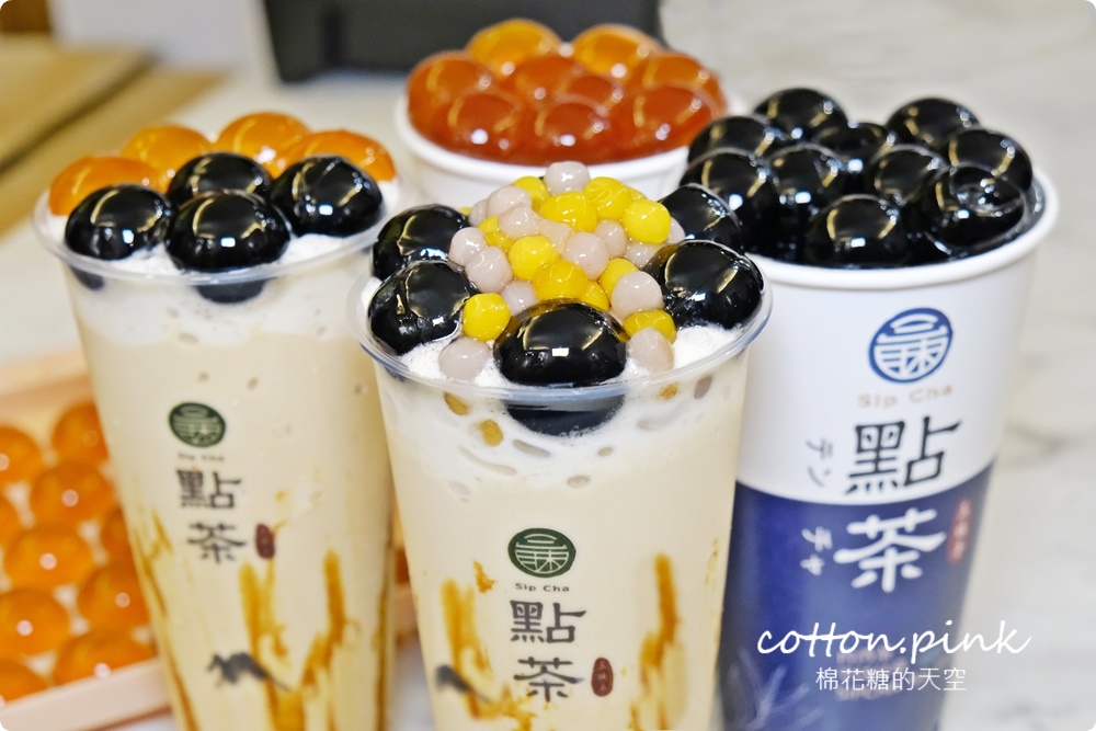 台中飲料出現巨大珍珠！點茶三昧最新推出龍珠珍奶快來喝一波