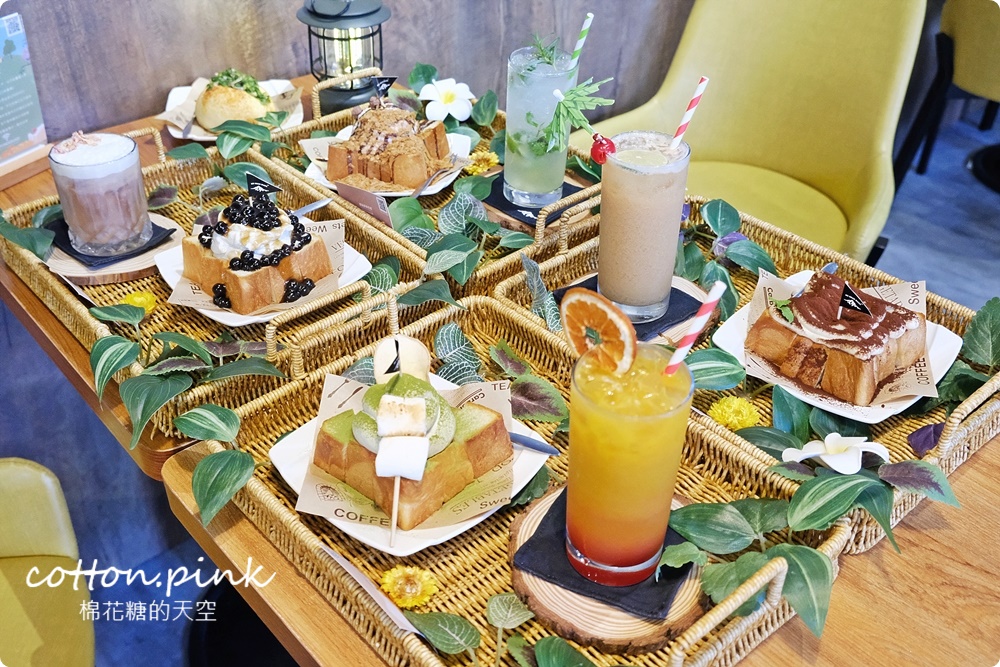 台中麵包店裡就能野餐?!沐山麵包露營風下午茶生吐司吃起來