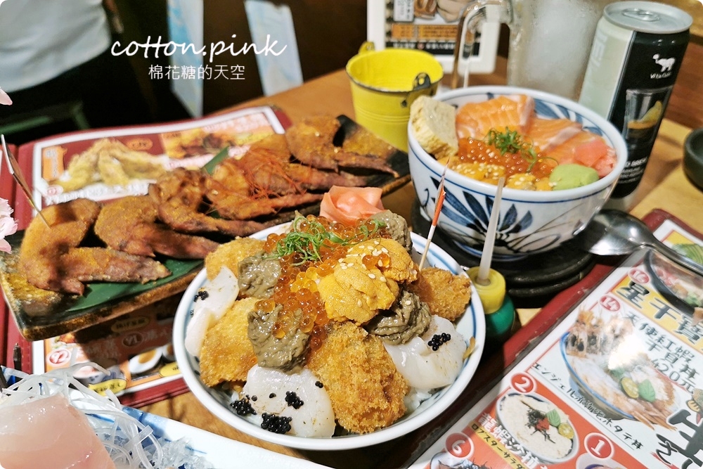痛風丼飯大碗海鮮滿出來！森川丼丼大橋橫町不只好拍更好吃