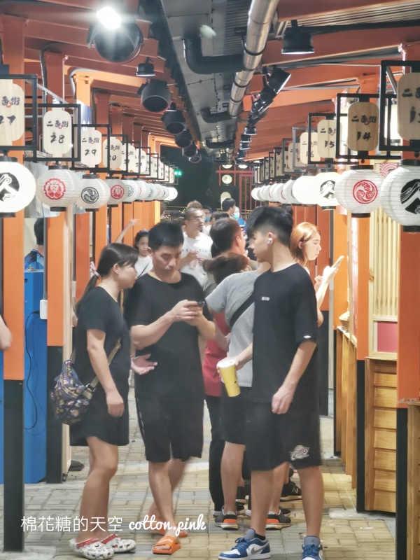 台中最新夜市開幕啦！漁人町日式風格街道加上點點星光超好拍