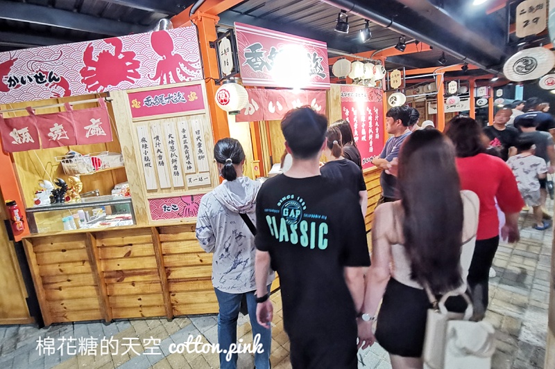 台中最新夜市開幕啦！漁人町日式風格街道加上點點星光超好拍