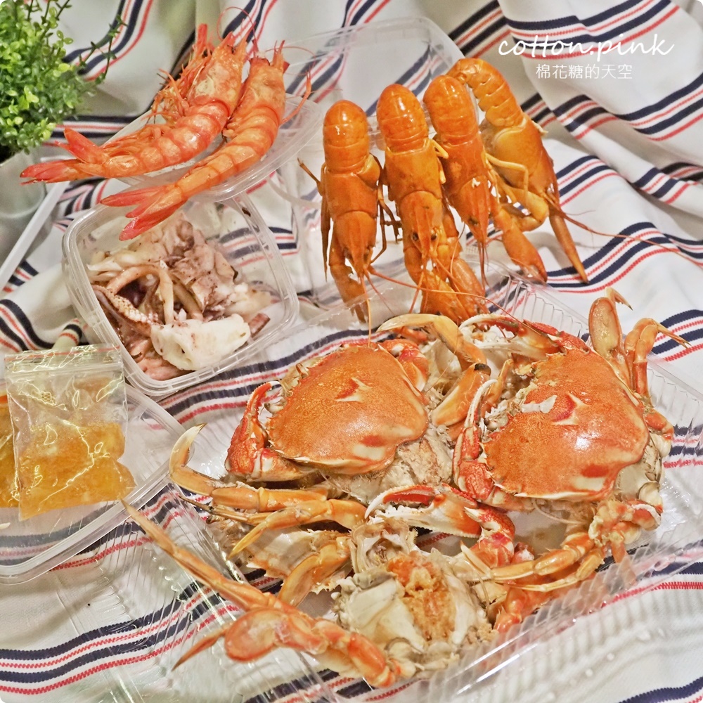 台中夜市最新推薦-海鮮饗宴，現蒸宜蘭黃金蟹、海釣透抽甜甜價